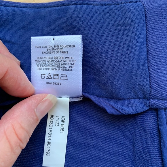 Express royal blue high waisted shorts - Picture 3 of 5